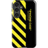 Black and Yellow Stripes Galaxy S25 Impact Case